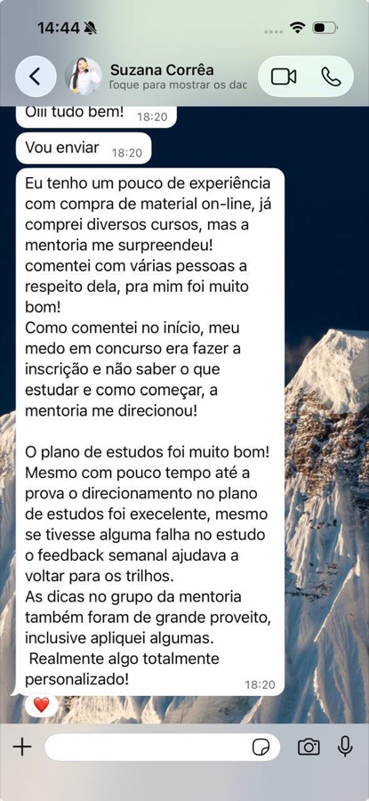 Depoimento de Suzana Corrêa sobre a Mentoria Vórtice